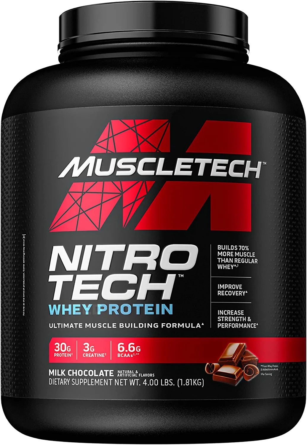 Nitro-Tech Whey Protein Isolate & Peptides (1.8 kg)