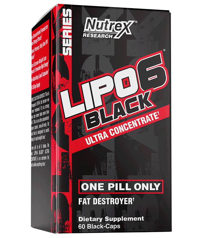 LIPO-6 Black, Ultra Concentrate, 60 Black-Caps